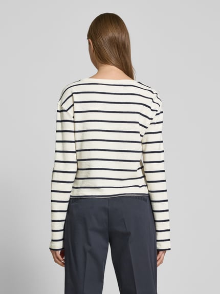 Jake*s Studio Woman Longsleeve mit Rundhalsausschnitt Ecru 5