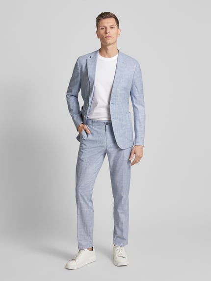 JOOP! COLLECTION Slim Fit Anzughose mit Woll- und Leinen-Anteil Modell 'Hank' Ocean 1