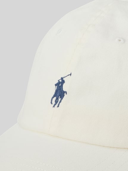 Polo Ralph Lauren Cap aus reiner Baumwolle Offwhite 2