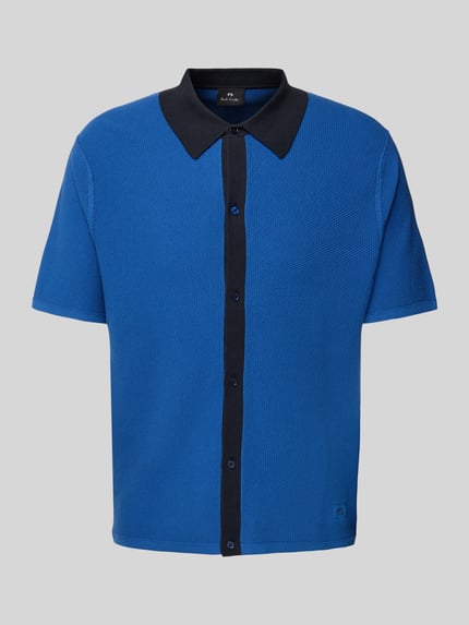 Paul Smith Freizeithemd mit Knopfleiste Marine 2