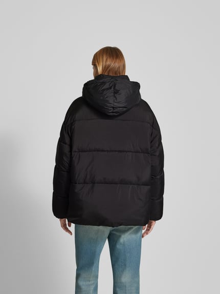 Closed Kurtka pikowana z kapturem BLACK 5