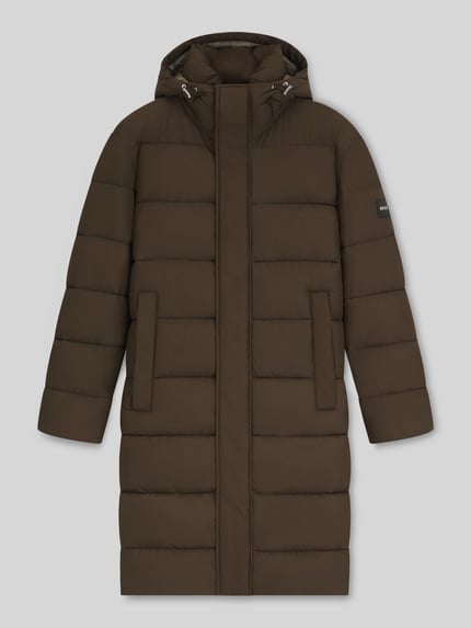 BOSS Regular Fit Steppmantel mit Zweiwege-Reißverschluss Modell 'CENUTO' Oliv 2