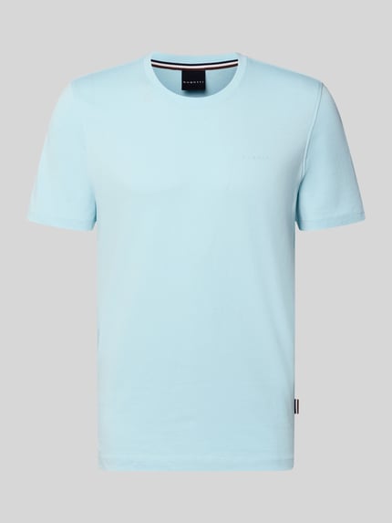 t-shirt o kroju regular fit z czystej bawełny Shop The Look MANNEQUINE