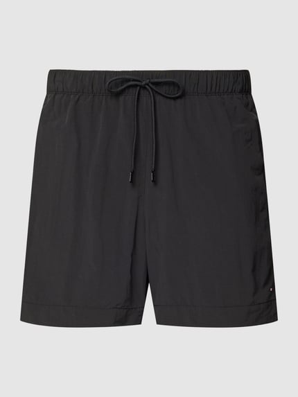 Tommy Hilfiger Zwembroek met logostitching Zwart - 1