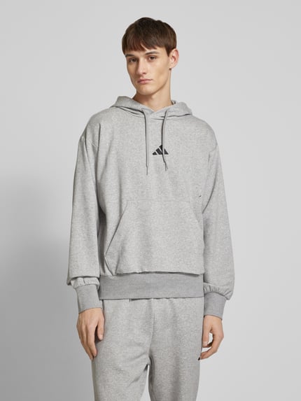 adidas Sportswear Hoodie mit Label-Stitching Hellgrau 4