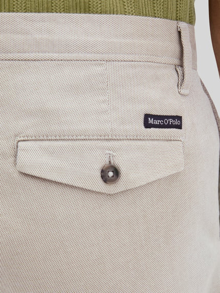 Marc O'Polo Regular Fit Bermuda aus Baumwoll-Elasthan-Mix Modell 'SALO' Beige 3
