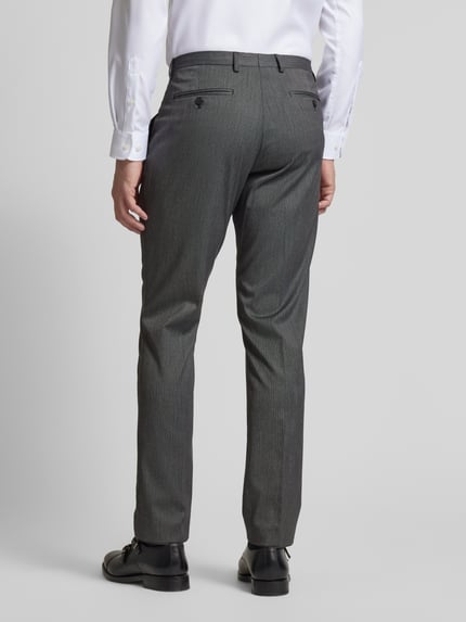 MCNEAL Super Slim Fit Anzughose mit Bügelfalten Anthrazit 5
