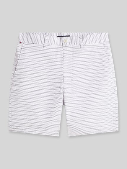 Tommy Hilfiger regular fit chino-shorts van katoenmix Wit - 2