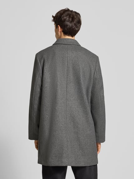REVIEW Kurzmantel mit Eingrifftaschen Mittelgrau Melange 5