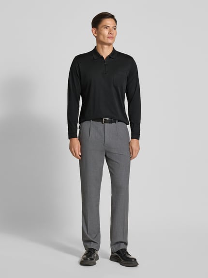 RAGMAN Poloshirt mit Brusttasche Black 1