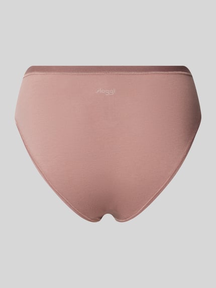 Sloggi Slip met elastische tailleband, model 'GO DAILY COTTON' Roodbruin - 3