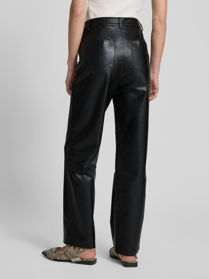 LeGer Stoffhose in Leder-Optik Modell 'Insa' - LeGer Studio Kollektion Black 5