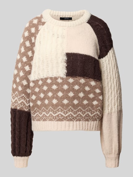 VERO MODA Pullover mit Ballonärmeln Modell 'VMKRISTIN' Schoko 2