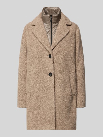 Gil Bret Wollmantel aus Teddyfell Beige 2