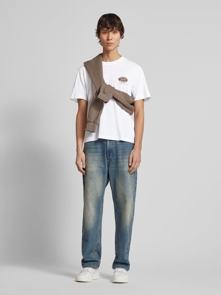 JACK & JONES T-shirt z nadrukiem z logo model ‘BOSTON’ Biały 1