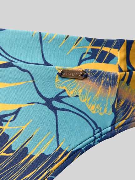 Barts Bikini-Hose mit Label-Applikation Modell 'MAHN' Marine 2