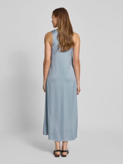 DRYKORN Midikleid mit V-Ausschnitt Modell 'CENLA' Hellblau 5