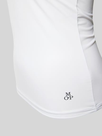 Marc O'Polo Shaped fit top met bandjes en kant Wit - 2