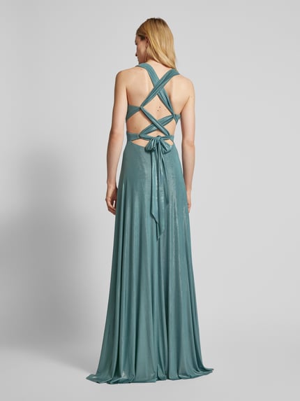 TROYDEN COLLECTION Abendkleid mit Cut Outs Mint 5