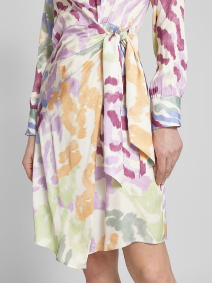 Smith and Soul Knielange jurk met knoopdetail Offwhite - 3