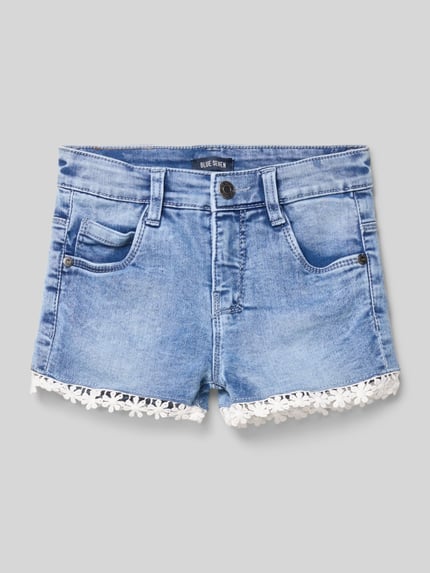 Blue Seven Regular Fit Jeansshorts im 5-Pocket-Design Blau 1