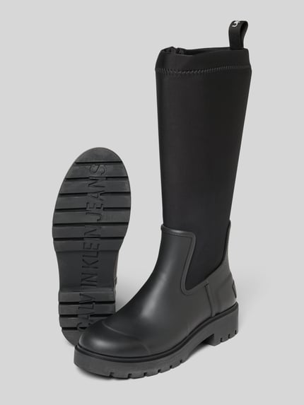 Calvin Klein Jeans Regenlaarzen met logopatch BLACK - 4