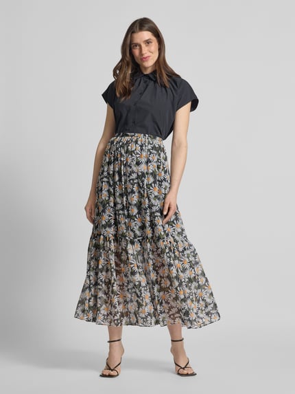 Weekend Max Mara Zijden rok met steekzak Zwart - 1
