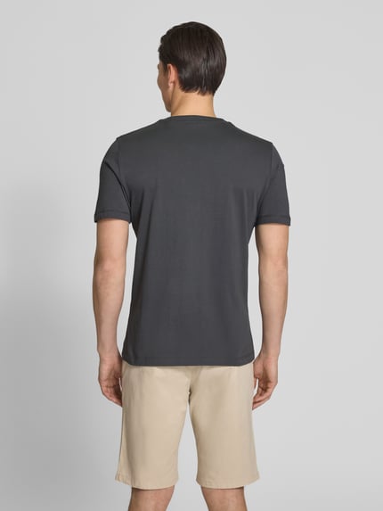 s.Oliver RED LABEL Regular Fit T-Shirt aus reiner Baumwolle Anthrazit 5