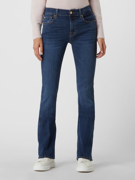 7 For All Mankind Bootcut Jeans mit Lyocell-Anteil  Blau 4
