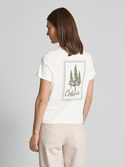 Columbia T-Shirt mit Label-Print Modell 'ROLLING BEND' Weiss 5