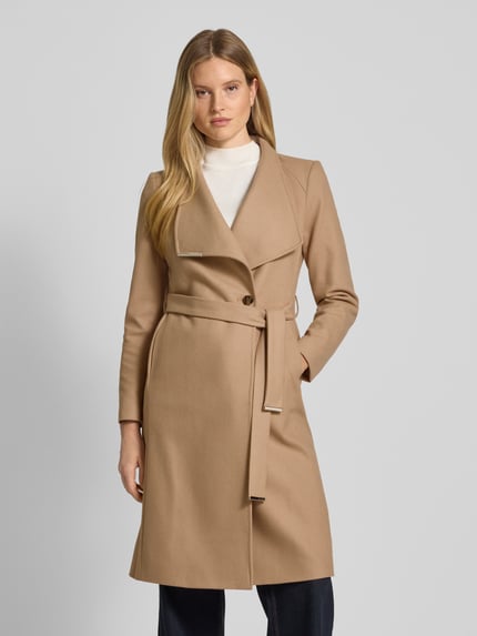 Ted Baker Mantel aus Woll-Mix mit Kaschmir-Anteil Modell 'ROSE' Sand 4
