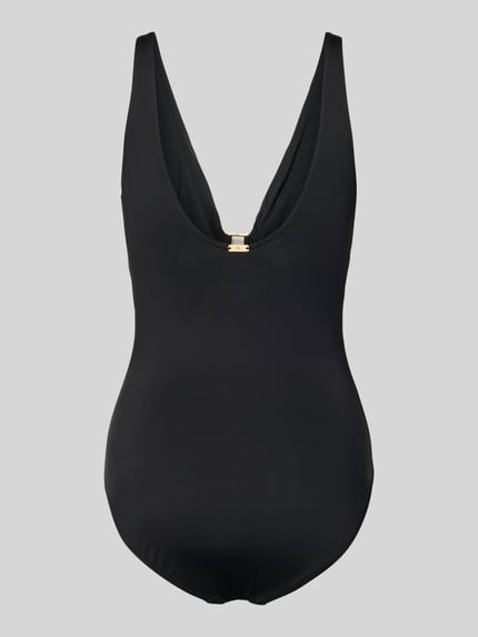 Lauren Ralph Lauren Badpak met plooien Zwart - 3
