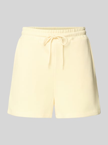 Productfoto, Regular Fit Sweatshorts uit katoenmix model 'CHILLI' van Pieces, look: effen, boord met tunnelkoord, zij-steekzakken, sweat, materiaalverwerking: katoenmix