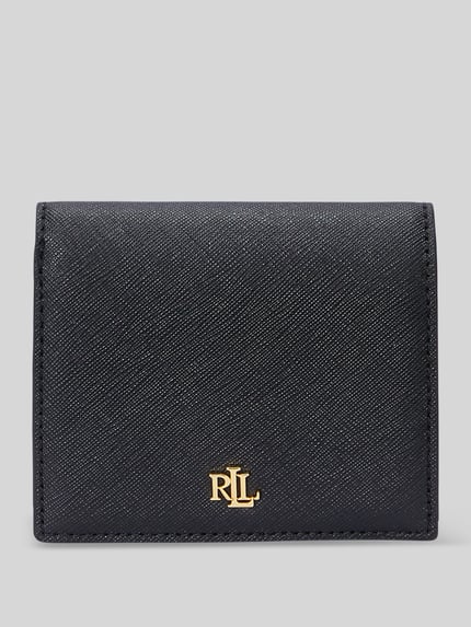 Lauren Ralph Lauren Portemonnee van echt rundleer Zwart - 1