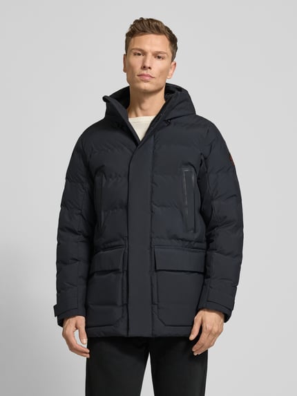 Save The Duck Gewatteerd jack met capuchon, model 'QUINLAN' Zwart - 4