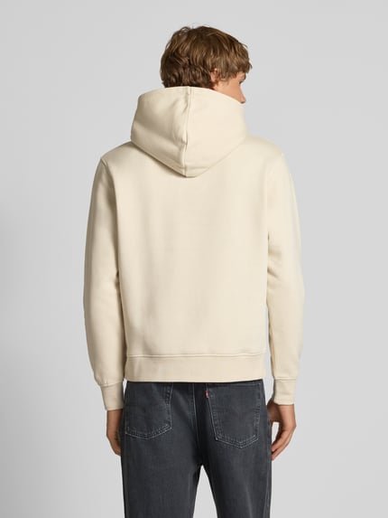 JACK & JONES Hoodie met labelprint model 'SOHO' Beige - 5