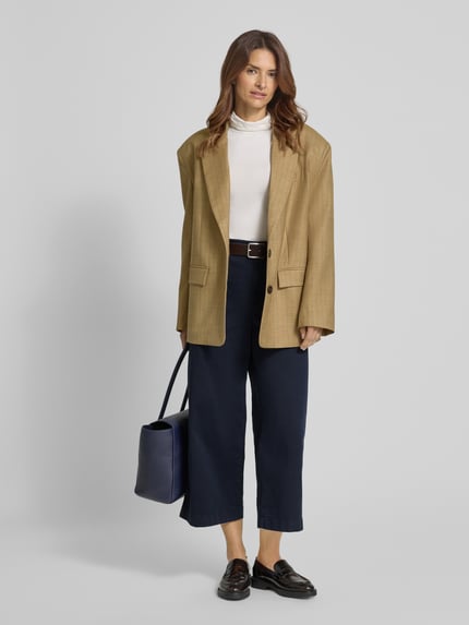 Lauren Ralph Lauren Stoffhose mit Eingrifftaschen Modell 'YURSHANE' Dunkelblau 1