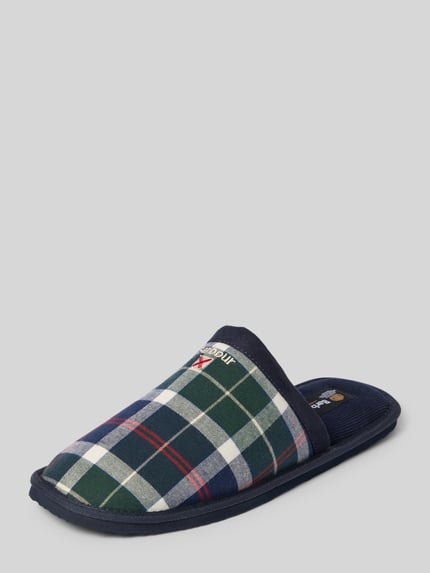 Barbour Kapcie z miękką wkładką Butelkowy zielony 1