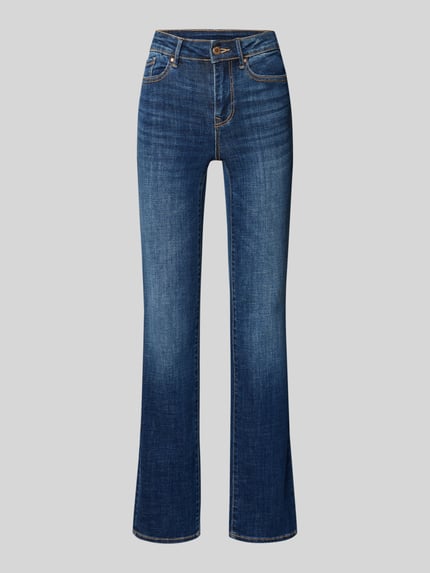 VERO MODA Bootcut jeans van katoenmix, model 'FLASH' Marineblauw - 2