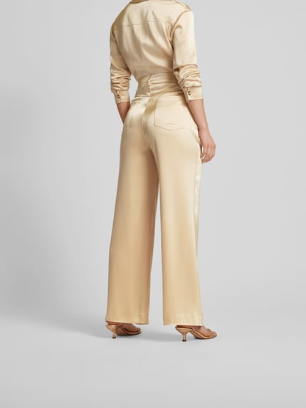 Nanushka Stoffen broek in 5-pocketmodel Zand - 5