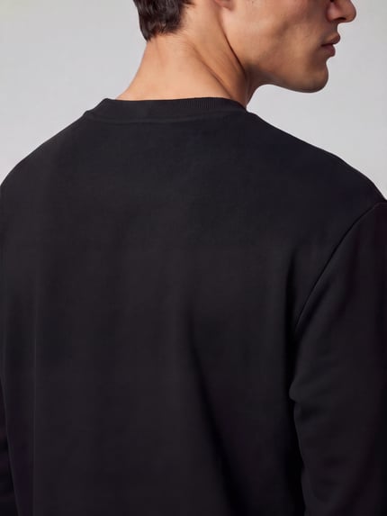 HUGO Blue Sweatshirt mit Logo-Print Nodacrew 10283345 BLACK 3