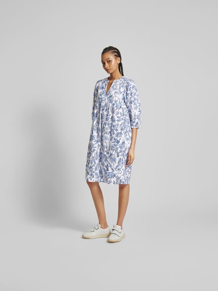 Juvia Tuniekjurk met all-over motief Wit - 1