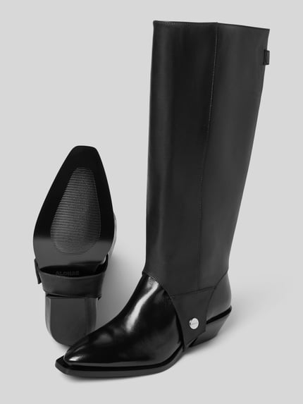 ALOHAS Stiefel aus echtem Leder Modell 'Maverick' Black 4