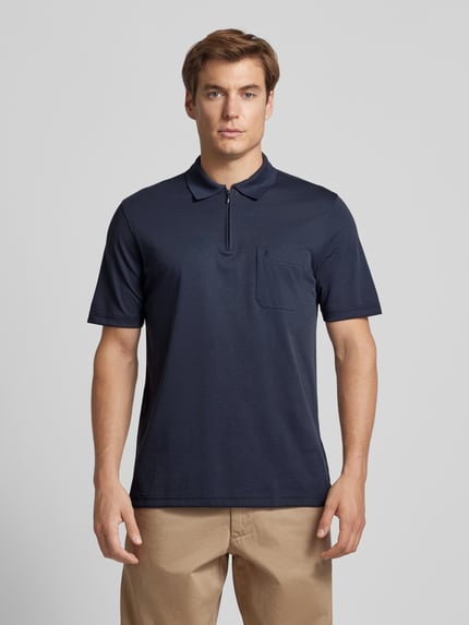 RAGMAN Regular Fit Poloshirt mit Brusttasche Marine 4
