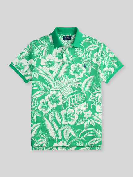 Polo Ralph Lauren Regular Fit Poloshirt aus reiner Baumwolle Gruen 2