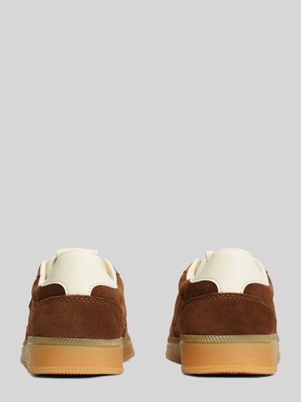 Tommy Jeans Sneaker aus Veloursleder mit Logo-Details Dunkelbraun 5