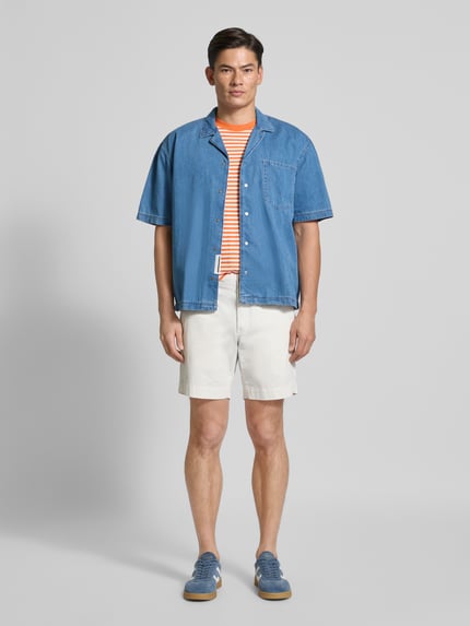 ARMEDANGELS Oversized jeansoverhemd van een mix van katoen en lyocell Jeansblauw - 1
