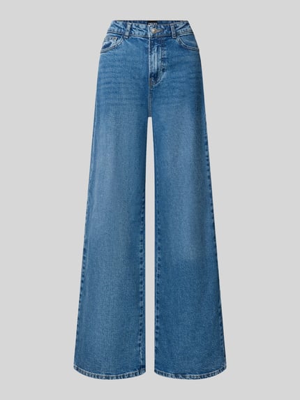 Wide Fit Jeans aus Baumwoll-Mix Modell 'SELMA' Shop The Look MANNEQUINE