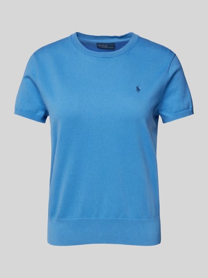 Polo Ralph Lauren Gebreid shirt met logostitching Blauw - 2