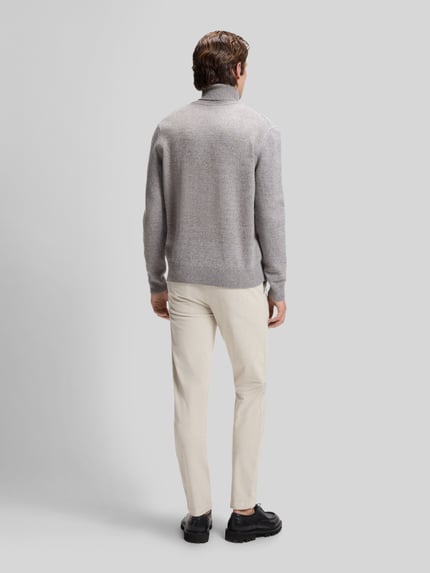 BOSS Pullover aus Wolle mit Rollkragen Modell 'C-Floriano' Taupe 5